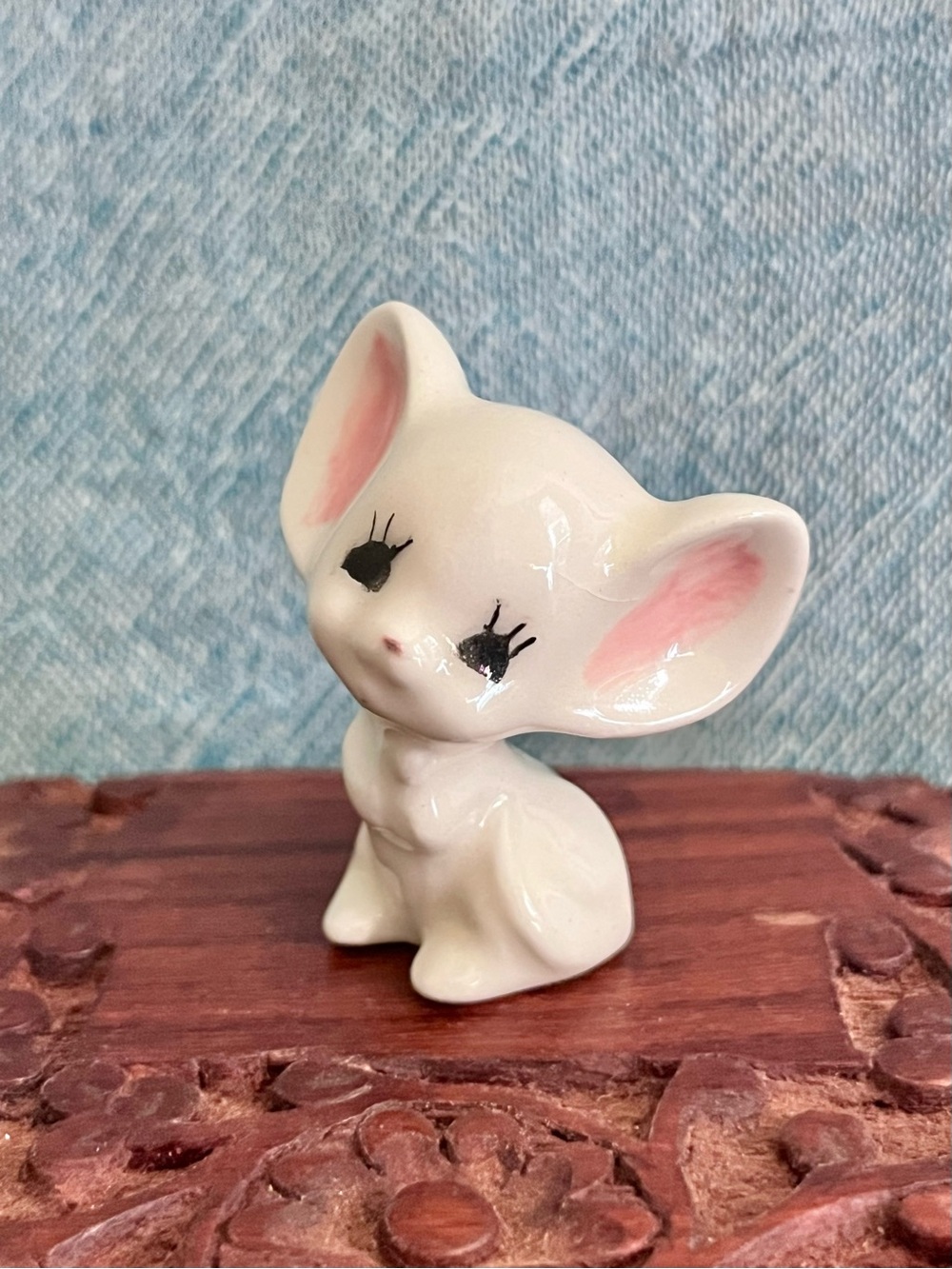 Vintage Ceramic Mouse Figurine